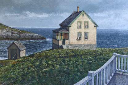 Photo of James O'Neil Painting, Over at Cory's